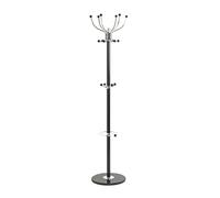 Porte-Manteau Design "Vinty" 176cm Noir & Chrome
