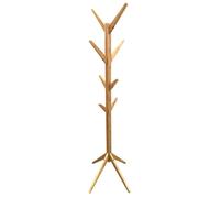 HOME DECO FACTORY – Porte-manteau Arbre HD6189 – 8 patères, bambou naturel, 178 cm, beige