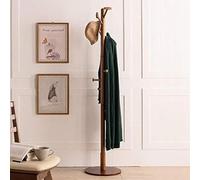 Porte-Manteau en Bois, Porte-vêtements De Style Entrée De Couloir, Cintres De Hall, 10 Crochets, Style Moderne, Solide Et Stable, Super Facile à Assembler, B