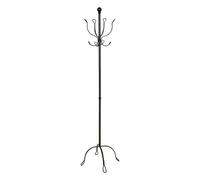 Atmosphera Créateur d'intérieur - Porte-Manteaux en Métal "Remo" 170cm Noir Noir