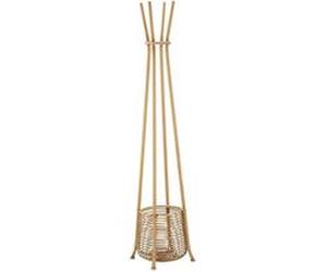 Porte-manteau en rotin avec porte-parapluies 49x175cm Panama G