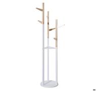 Porte-manteau enfant bois blanc 30x135cm - Atmosphera createur d'interieur - Multicolore