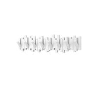 Porte manteau mural 8 crochets repliables Sticks blanc