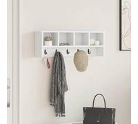 Porte-manteau mural avec étagère Bois d'ingénierie Rangement Moderne vidaXL vida