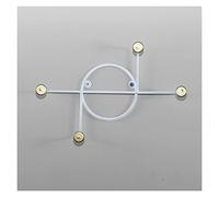 Porte-manteau mural créatif crochet à vêtements suspendu minimaliste maison géométrique artisanat pendentif pour salle de bain salon chambre à coucher porte-manteau arbre (couleur : T311) (T312)