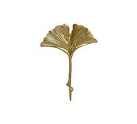 Porte-manteau mural doré/vert, support de rangement suspendu, crochet en fer forgé, cintre mural, forme de feuille créative, style nordique, décoration de salle de bain, porte-manteau arbre (couleur