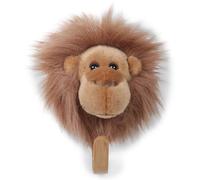 Porte manteau mural en acrylique 23x10 cm orang outan collection SOFT ANIMAL