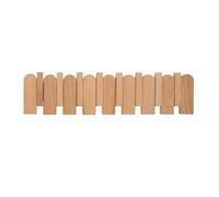 Porte-manteau Mural en Bois, Crochet Mural Rabattable en Forme de Touches de Piano, Cintre Multi-usages pour Manteaux, Sacs, Chapeaux, pour Entrée, Chambre, Salle de Bain, Cuisine(Primary B,8 hooks)