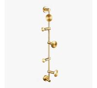 Porte-manteau Mural en Laiton, Avec Crochets Réglables et Rotatifs, Support Vertical Suspendu en Forme de Branche D'arbre, pour Foulards, Vêtements, pour Salon, Chambre à Coucher(Brass,5 hooks-1)