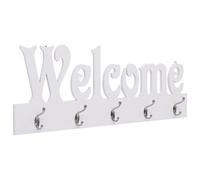 vidaXL Porte-manteau mural WELCOME Blanc 74x29,5 cm Blanc G