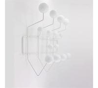 Porte-manteau mural Hang it All - Design moderne du milieu du siècle - Bois massif avec boules en noyer - Idéal pour écharpes et sacs à main