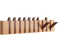 Porte-Manteau Mural Porte-Manteau en Bois Porte-Manteau pour Clés De Piano Rabattable Support Mural À Crochets,C,68X12CM