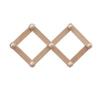 Porte Manteau Mural Porte-manteau Mural En Accordéon Rétractable En Bois Pour Entrée De Salle De Bain, Crochet De Chapeau De Cuisine De Bureau De Chambre À Coucher Crochets Muraux ( Color : Wood color