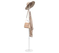 vidaXL Porte-manteau blanc 175 cm fer enduit de poudre