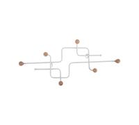 Porte-manteau Present Time Metro Blanc 4x26,5 cm