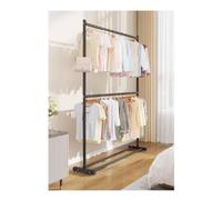 Porte Manteau sur Pieds Porte-Manteau Étendoir À Linge, sur Pied Usage Domestique Intérieur Couche Double, Accrocher des Vêtements Étagère Ça Peut Bouger, Tailles Disponibles(150cmx200cm)