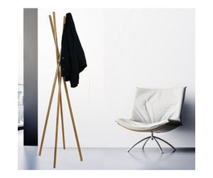 Porte-manteau TIPY, 4 patères, en bambou