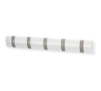 Umbra - Porte manteaux Flip 5 crochets Blanc - Blanc