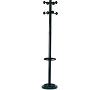 Porte-manteau - UNILUX - 35006M - Design élégant - 8 patères pivotables - Noir