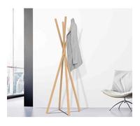 UNILUX Portemanteau Tipy sur Pieds en Bois avec 4 Patères 175 x 50cm
