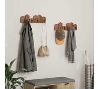Cintre Marron 48 x 8 x 15 cm Bois de Mahogany Massif vidaXL