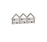 - Porte-manteau en mélaminé 6 accroches en métal - Beige - Village