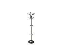 Porte manteaux 14 boules 171 cm marron et chromé