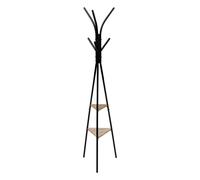 Porte-Manteaux Avec Étagères "Jano" 175cm Noir