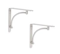 Porte-manteaux design Console étagère Console - Modèle PORO sur l'acier massif | en acier inoxydable finition - Charge maximale 40 kg | Meubles ferrures de gedotec®