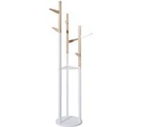 Porte manteaux en bois pour enfant naturel blanc Atmosphera Blanc, Naturel et blanc G