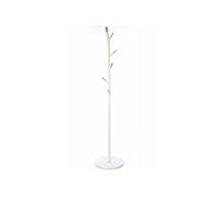 5 five simply smart AC-Déco Porte Manteau 6 tiges - L 40 x H 175,5 cm - Métal - Blanc
