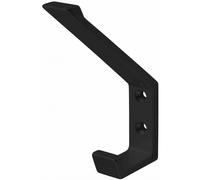 Porte-manteaux - porte-chapeau - aluminium - noir HERMETA