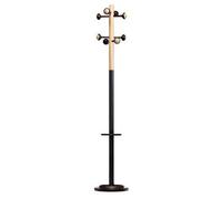 Porte manteaux - UNILUX - 8 patères - Bois massif - Design contemporain - Rangement intérieur