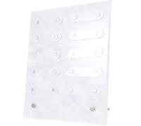 Porte-manucure Présentoir Détachable pour Faux Ongles, Acrylique | Marbre, Support Inclus, Usage Maison ou Boutique, Pratique pour Essais et Exposition D’échantillons