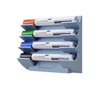 Porte-marqueurs - Tableau blanc - Bleu