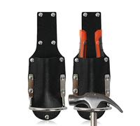 Porte-marteau GOEDCH 2 pièces pour ceinture : boucle porte-marteau avec support métallique robuste pour outils tels que marteaux, haches et couteaux utilitaires ; étui porte-marteau/couteau pour les a