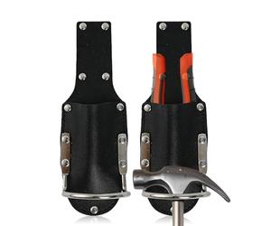 Porte-marteau GOEDCH 2 pièces pour ceinture : boucle porte-marteau avec support métallique robuste pour outils tels que marteaux, haches et couteaux utilitaires ; étui porte-marteau/couteau pour les a