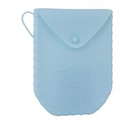 Porte-masque en silicone avec fermeture à bouton