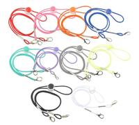 Porte-masque facial 10pcs 10 couleur 12 Polyester et masque de latex Économiseur d'oreille avec fermoir en alliage en zinc pour soulager la pression pour les enfants et les adultes