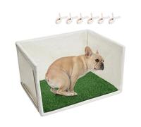 Porte-Matelas pour Chiots | pour Animaux de Compagnie imperméable avec Bords Hauts | Pliable Anti-déversement pour intérieur avec 6 Pinces - pour entraînement, Voyages, Balcon intérieur