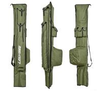 Porte-matériel de pêche avec bandoulière réglable pouvant contenir jusqu'à 6 cannes à pêche et plusieurs outils, Voir image, 1.95m