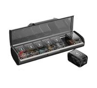 Porte-médicaments polyvalent avec cloisonnement bien pensé adapté pour un usage quotidien par les personnes âgées et les professionnels des affaires. Organisateurs de pilules conviviaux