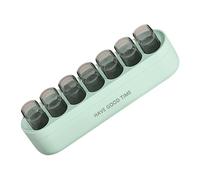 Porte-médicaments polyvalent avec une partition bien pensée qui convient pour une utilisation quotidienne par les professionnels âgés et professionnels