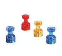 Porte-mémo aimanté, diamètre: 11 mm, bleu
