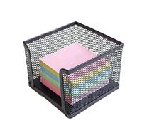 Porte-Mémo En Métal Noir Pour Blocs-Notes Standard - Design Compact, Durable Et Résistant Aux Rayures Pour La Maison Et Le Bureau