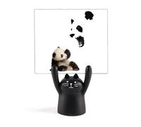 Porte-mémo Pandas Teach Children Avoid Emotions Cartoon Chat Noir Décoration
