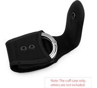 Porte-menottes étui à menottes à bouton-pression Holster Cuff Case Pouch with Belt Loop