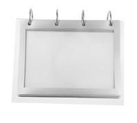 Porte-menu Acrylique Transparent Pliable en V pour Affichage de Table | Présentoir Multipage Stable, Surface Lisse Facile à Nettoyer, pour Flyers et Publicités dans Bars, Bureaux ou Salons