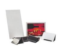 Porte-menu de table, 60 x 45 x 40 mm, argent