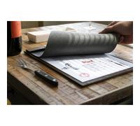 Porte-menu 'Walnut Leather', A4